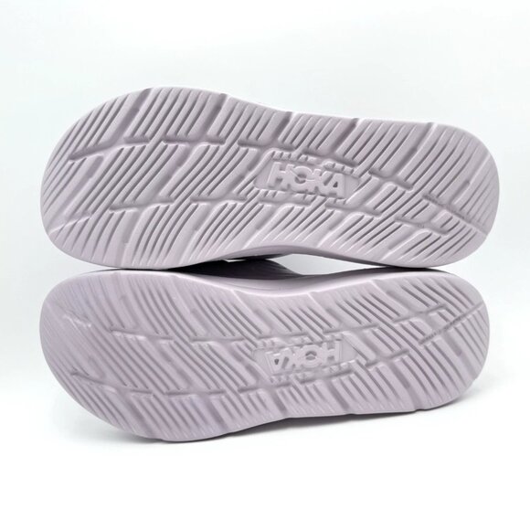 NEW Hoka One One Ora Luxe Recovery Slide Sandals Men\'s 14 Lilac Marble main image 5